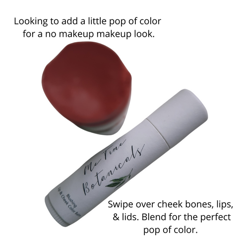 Blushing Lip & Cheek Minimalist Makeup