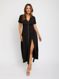 The Slip Dress Black – Buzzoms