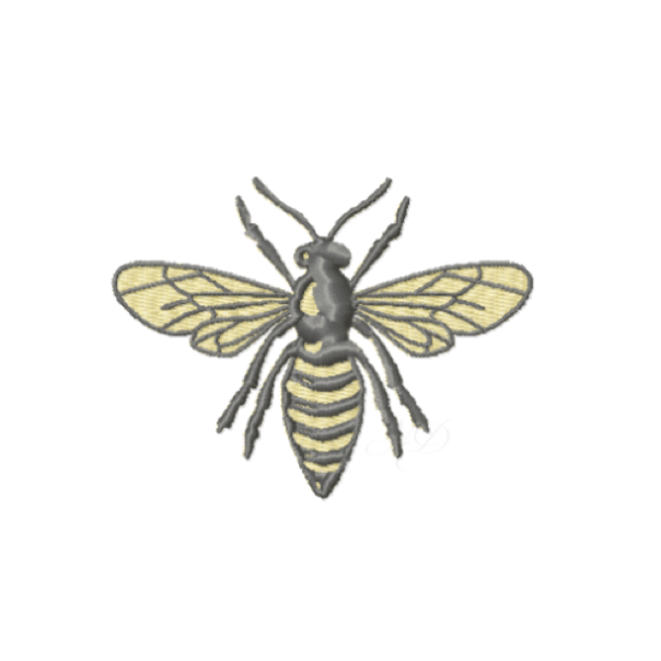 Bee Embroidery Design – HERRINGTON DESIGN
