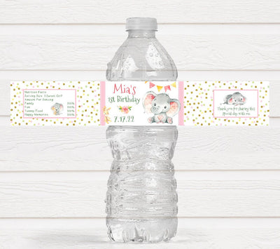 Waterproof Water Bottle Labels, Wheels or Heels Gender Reveal