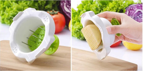 Mandoline Vegetable Slicer With Stainless Steel Blades