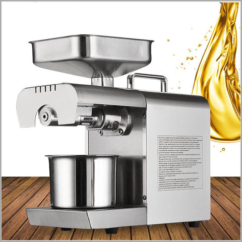 Commercial Stainless Steel Oil Presser Olive Oil Press Machine – Kitchen  Groups