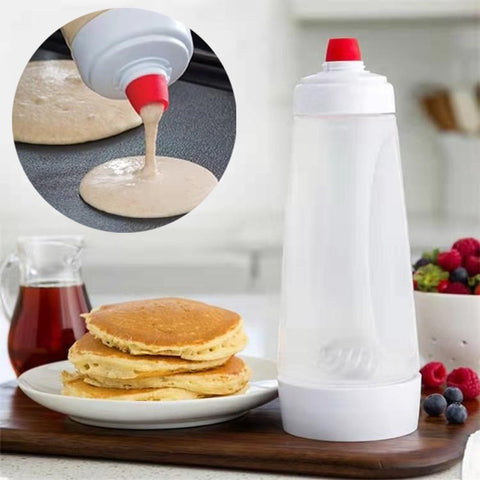 Waffle Pancake Batter Shaker Bottle Hand Batter Mixing Bottle Batter –  Kitchen Groups