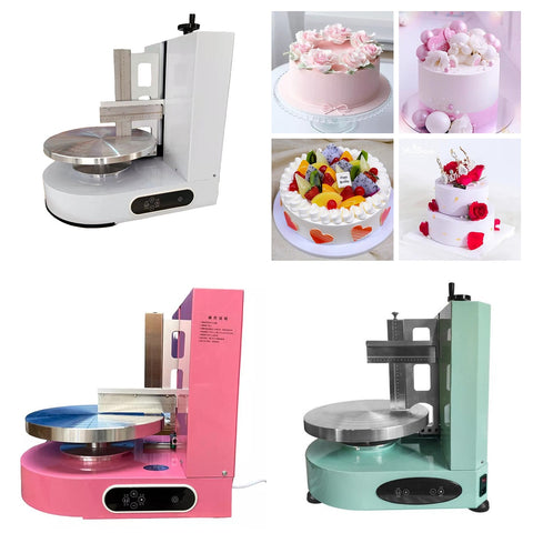 Amazon.com | Automatic Cake Cream Spreading Machine,Baking Birthday Cake  Tools Cake Turntable,4-12 Inch Baking Birthday Cake Tools,Baking Birthday  Cake Tools,Green: Cake Stands