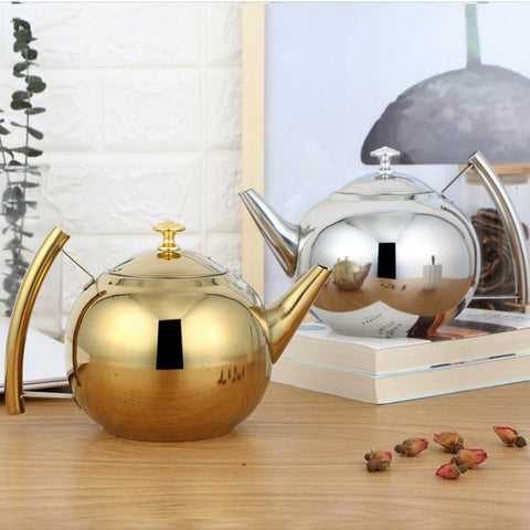 Glass Teapot Gas Stove Induction Cooker Water Kettle With Filter