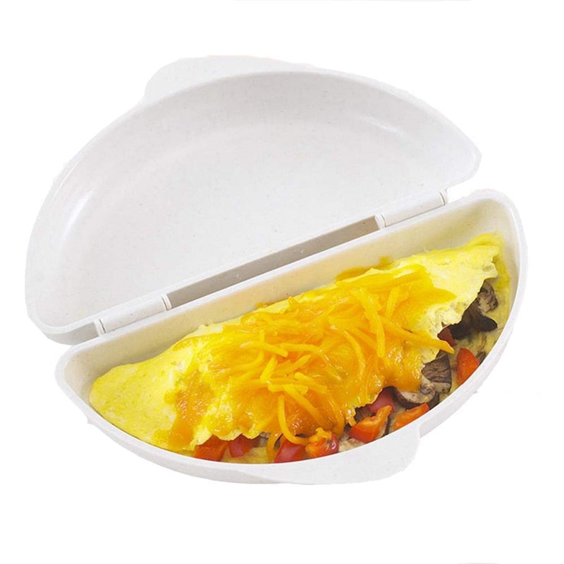 Image of Microwave Omelet Cooker Pan Cooker Omelette Egg Steamer For Breakfast
