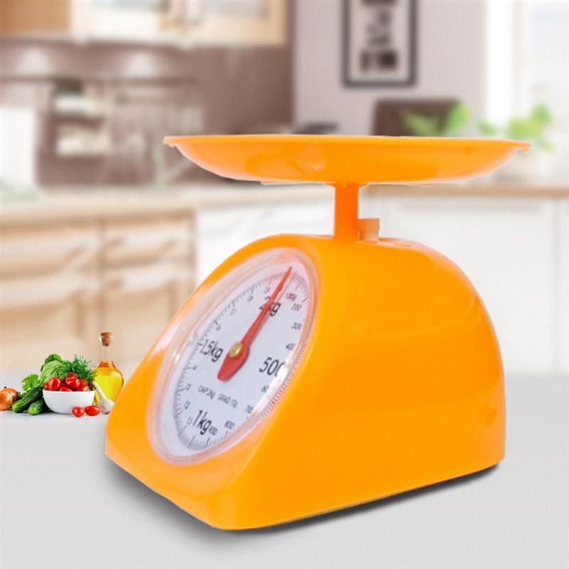 Kitchen Scale - 1KG Retro Round Kitchen Weighing Scale