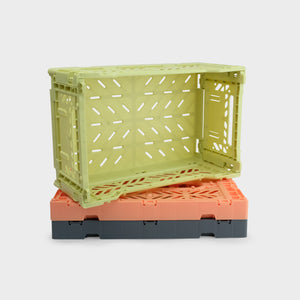 Lime Cream Folding Crate (Mini) - Shrimp's House