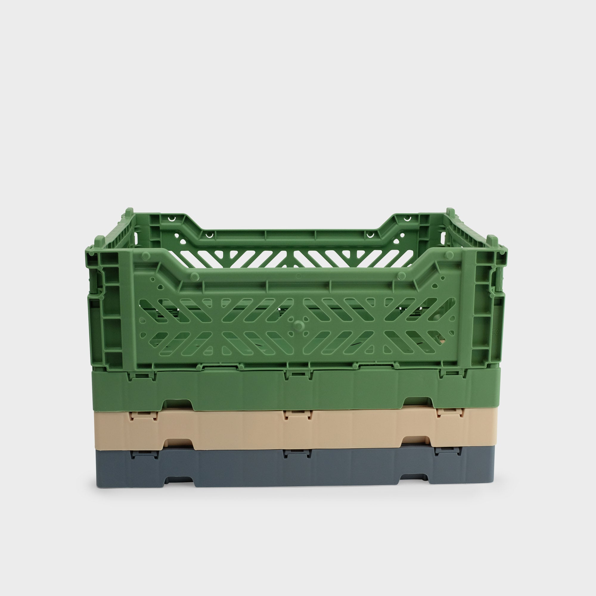 Almond Green Folding Crate (Mini) - Shrimp's House