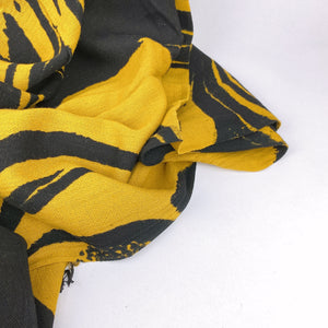 BORNN Peshtemal Black & Mustard Marble Throw - Shrimp's House