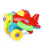 Load image into Gallery viewer, AuNEC™ Kids Aircraft Disassembly Assembly Blocks Toys DIY Motorcycle Car Modeling Building Construction Nuts Toys For Children Gifts
