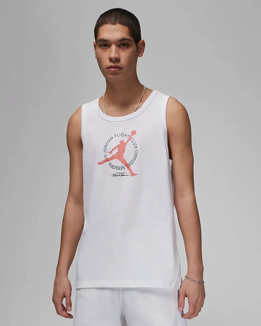 Jordan Dri-FIT Men's Graphic Tank 'White/Black' – Bouncewear