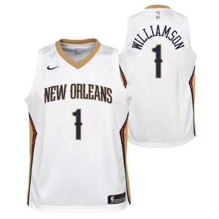 Zion Williamson New Orleans Pelicans Fanatics Branded Replica Fast Break  Jersey White - Association Edition