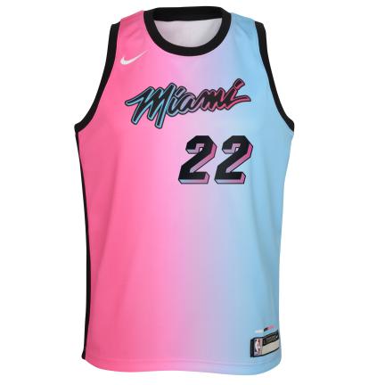 pink and blue jersey