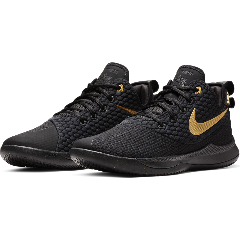 lebron witness 3 gold and black