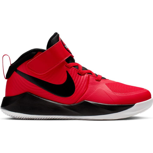 nike team hustle red and black