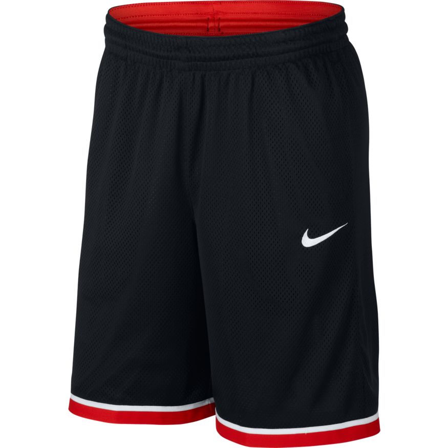 black and red nike shorts