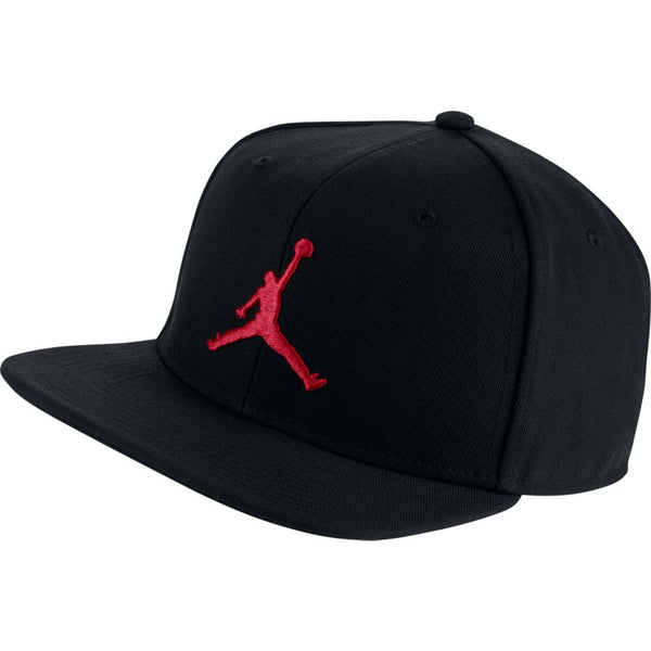 jordan cap black red