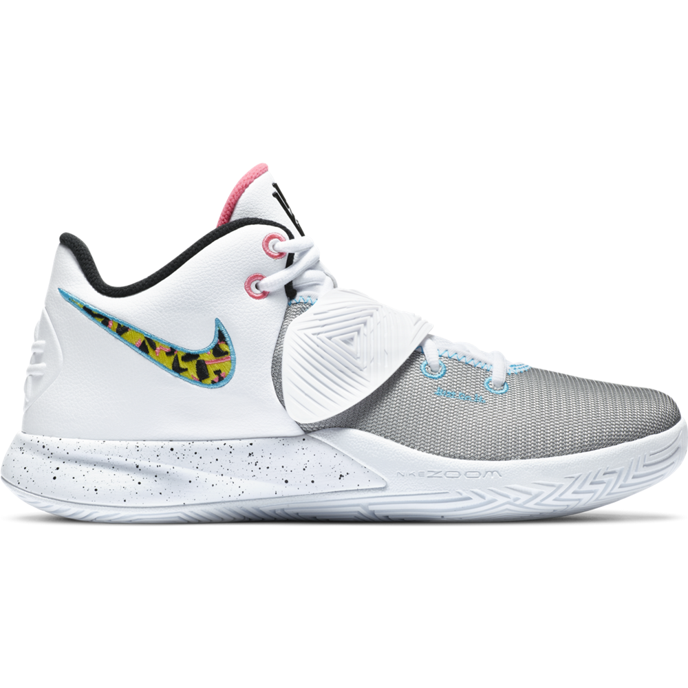 white kyrie flytrap basketball shoes