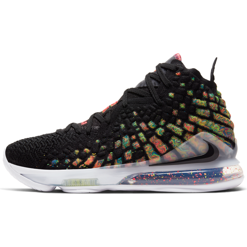 lebron 17 multicolor black