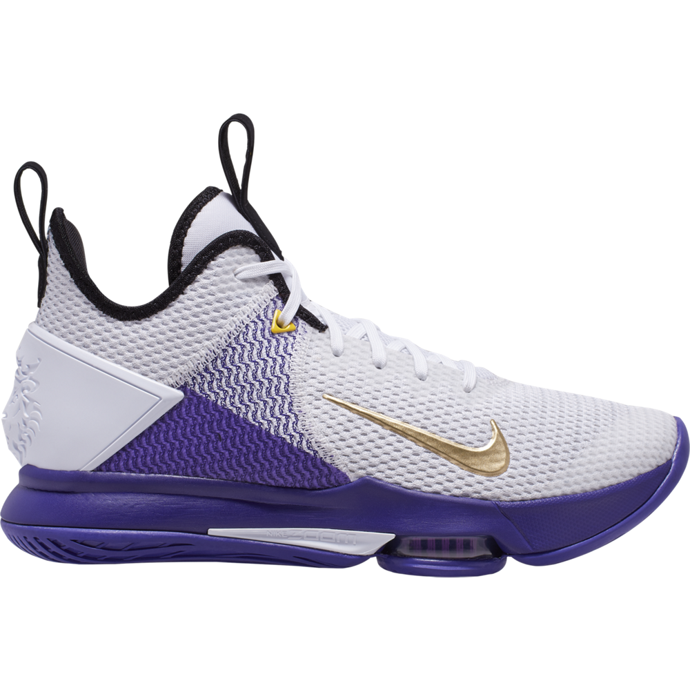 lebron witness 4 purple and white