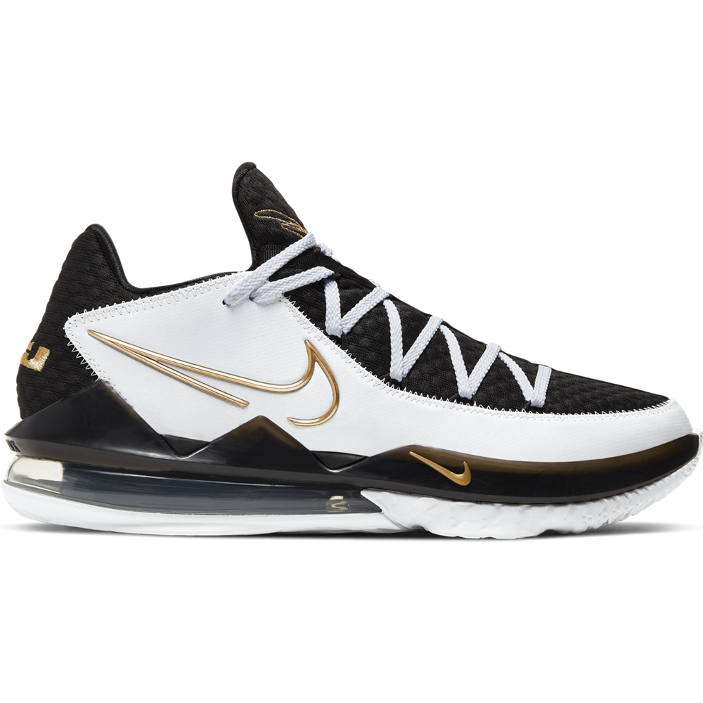 Nike LeBron 17 Low 'White/Black/Gold 