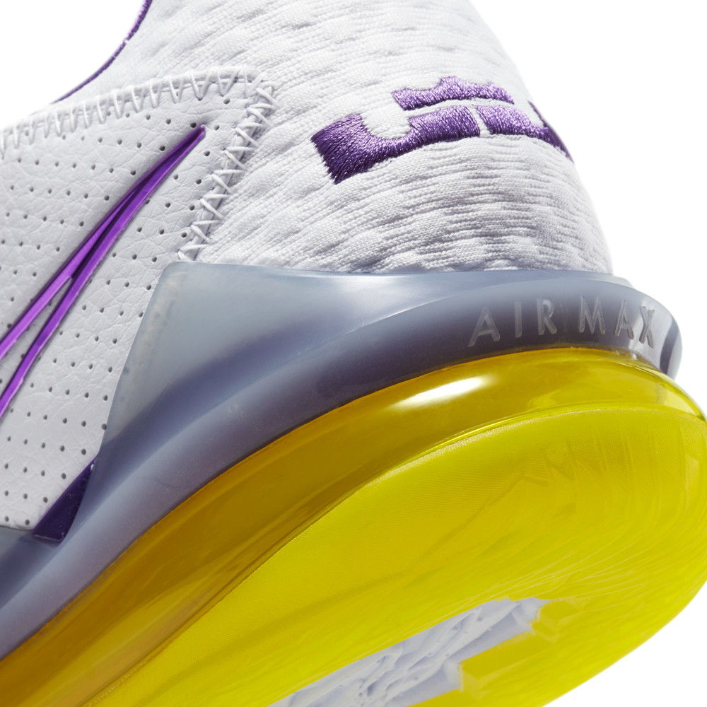 lebron 17 purple yellow