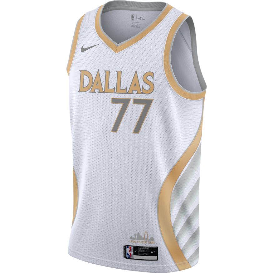 White And Gold Luka Doncic Jersey Switzerland, SAVE 30% 