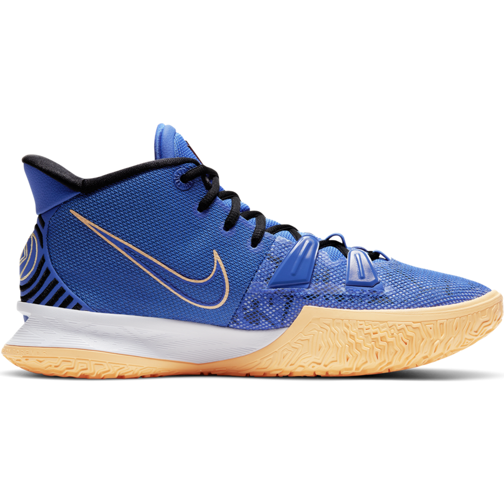 kyrie irving shoes black and blue