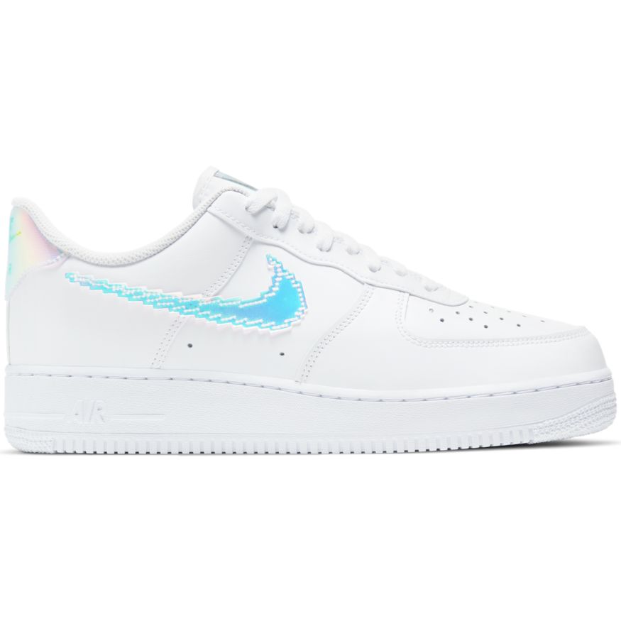 nike air force 1 '07 trainers in holographic black