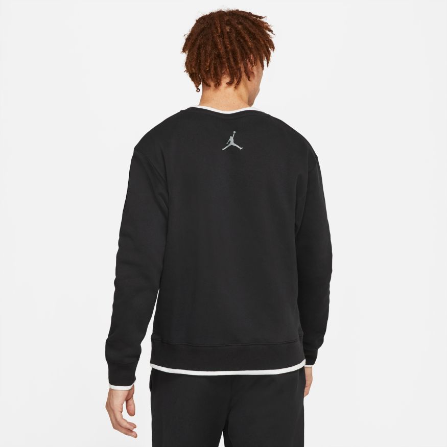 Jordan Jumpman Classics Fleece Crew Sweatshirt 'Black/White'