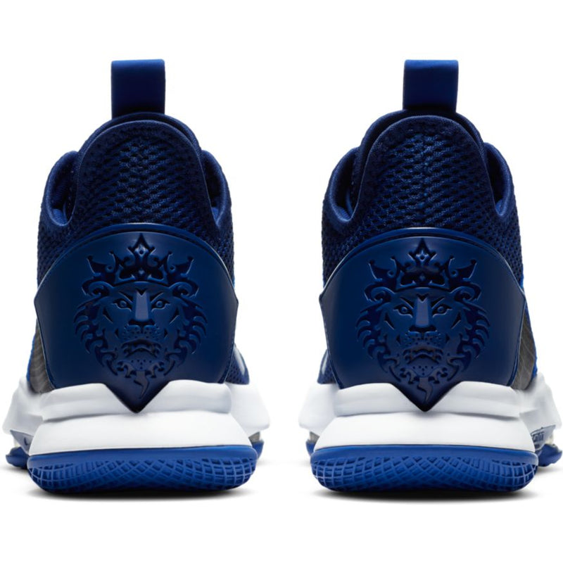 lebron blue and white shoes