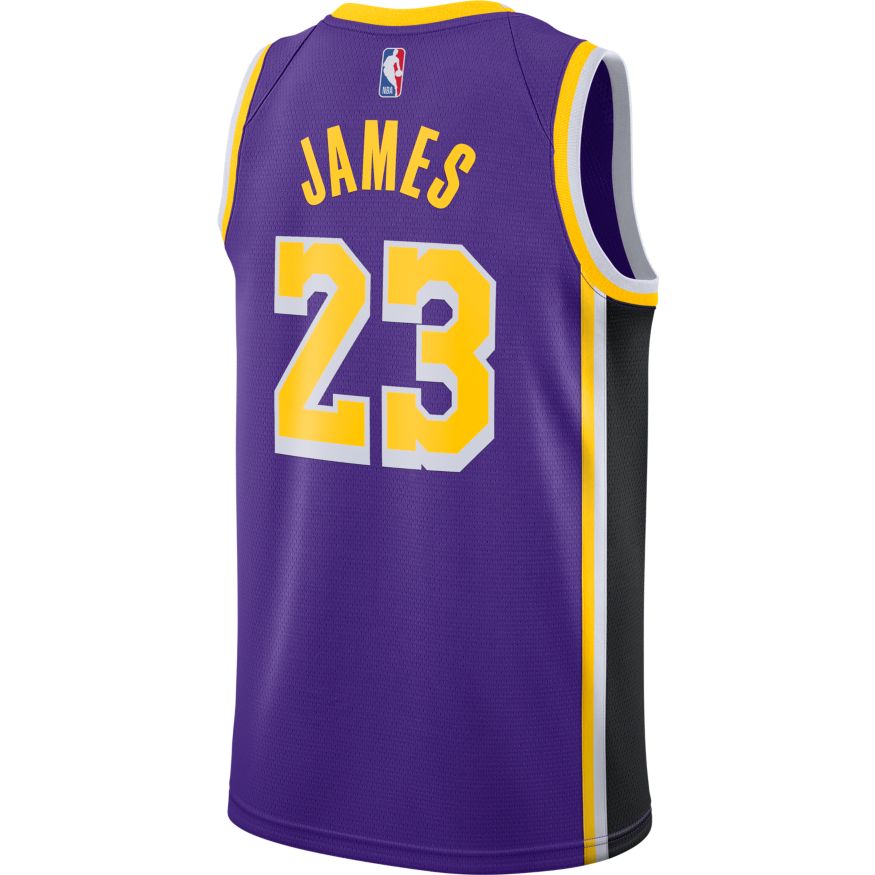 LeBron James Lakers Statement Edition 2020 Jordan NBA Swingman Jersey ...
