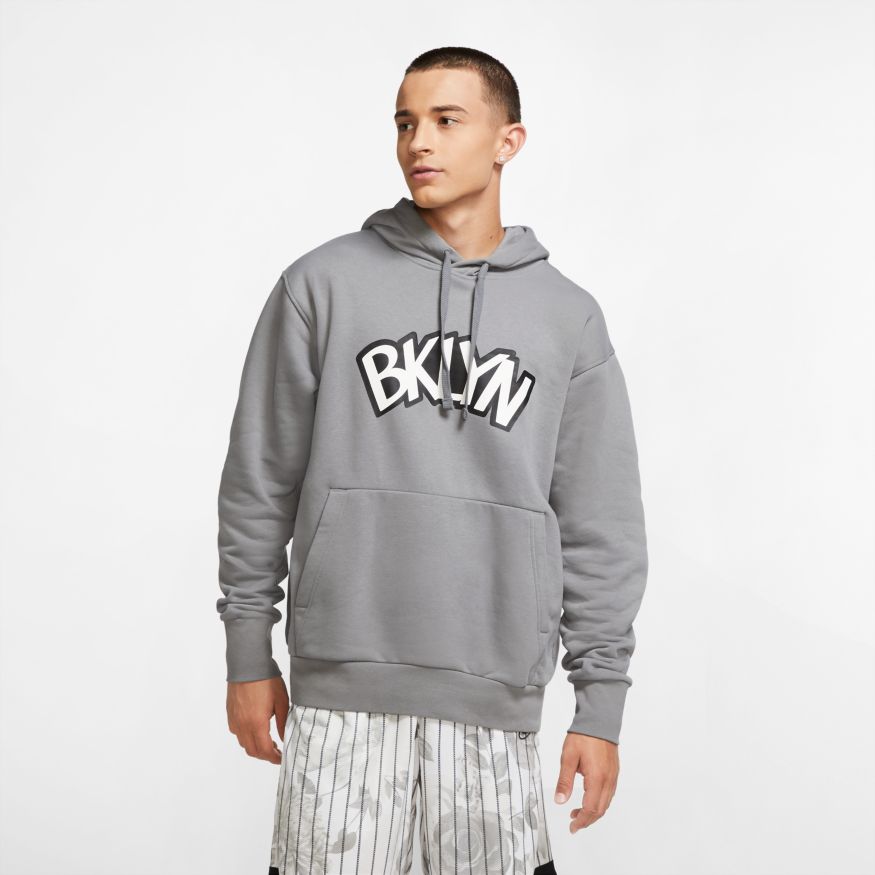 nba hoodie grey