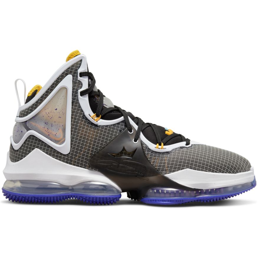 LeBron 19 Basketball Shoes 'Black/Gold/Violet' Bouncewear