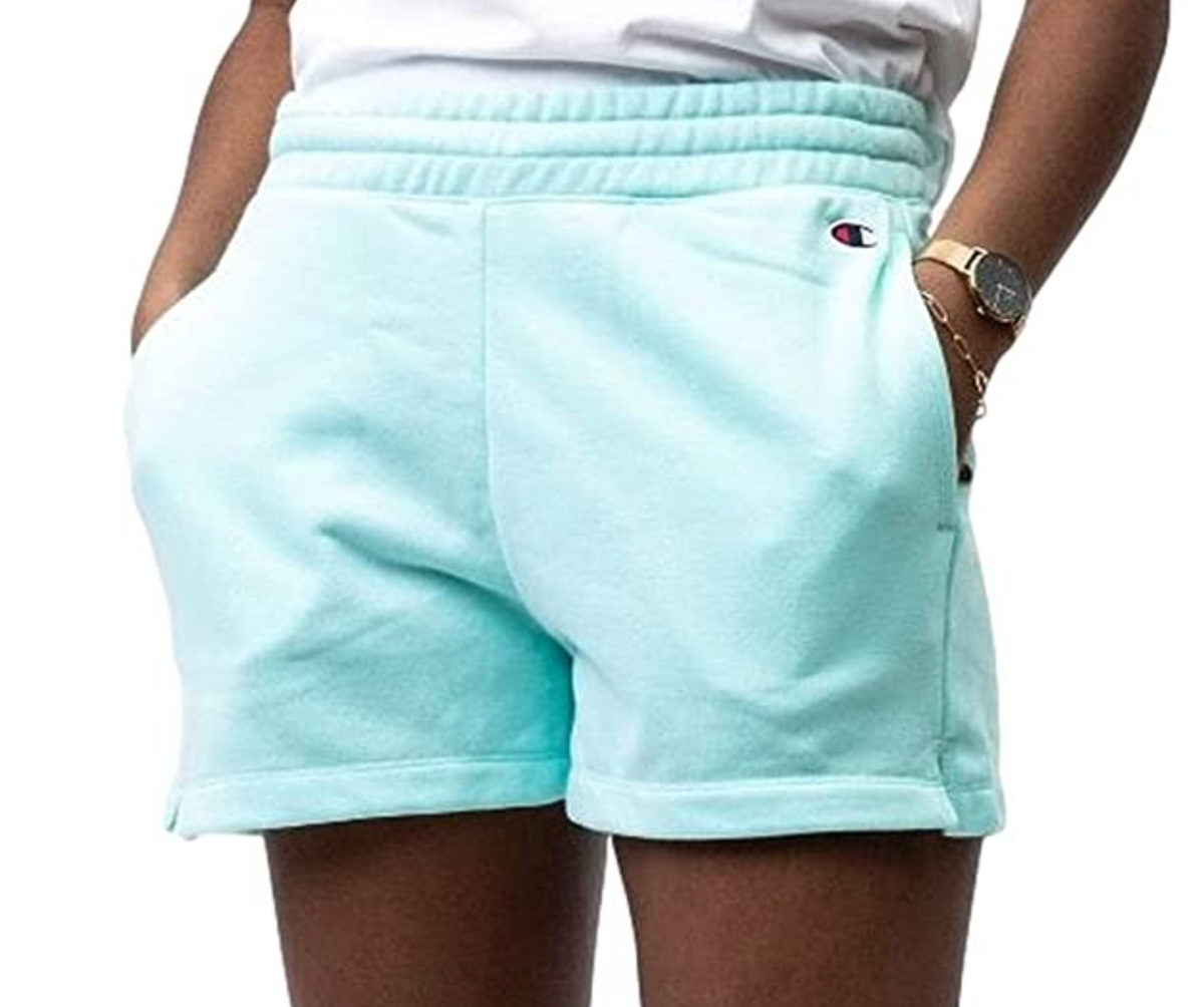 turquoise champion shorts