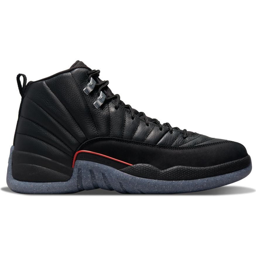 jordan 12 black bright crimson white