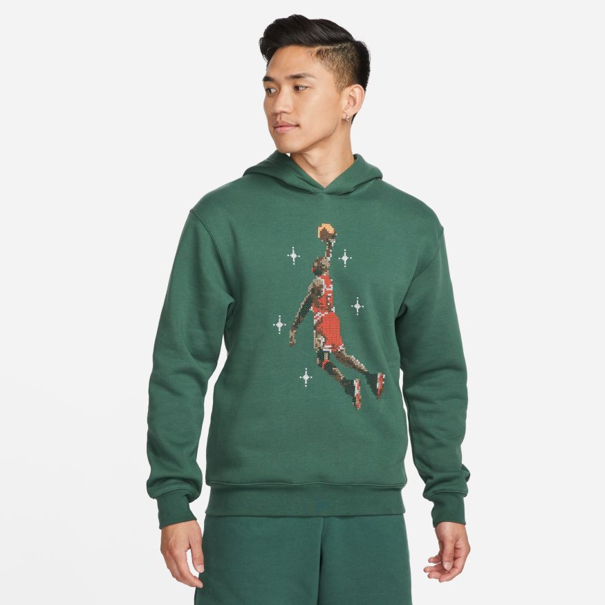 green air jordan hoodie