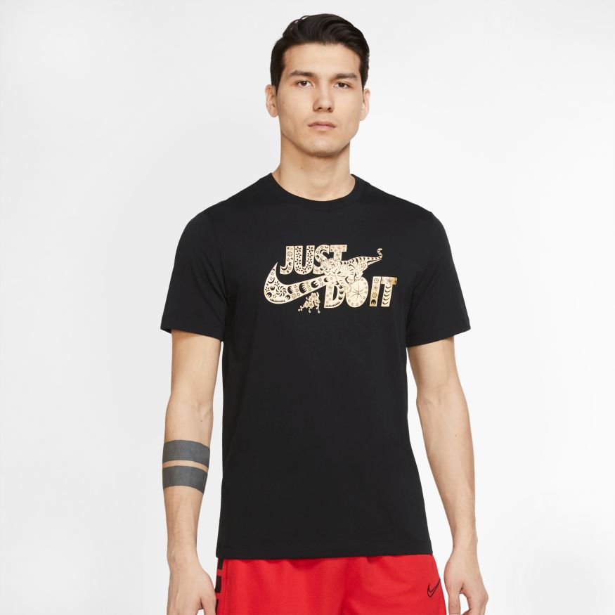 Nike "Just It" Men's Basketball T-Shirt 'Black' – Bouncewear