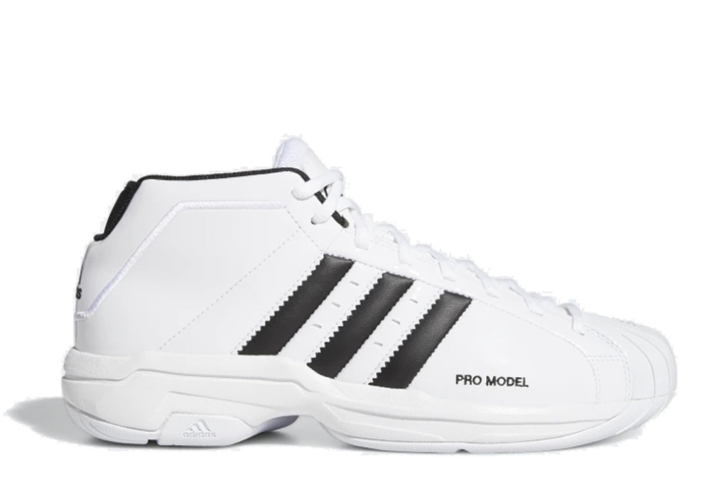 adidas pro play white black