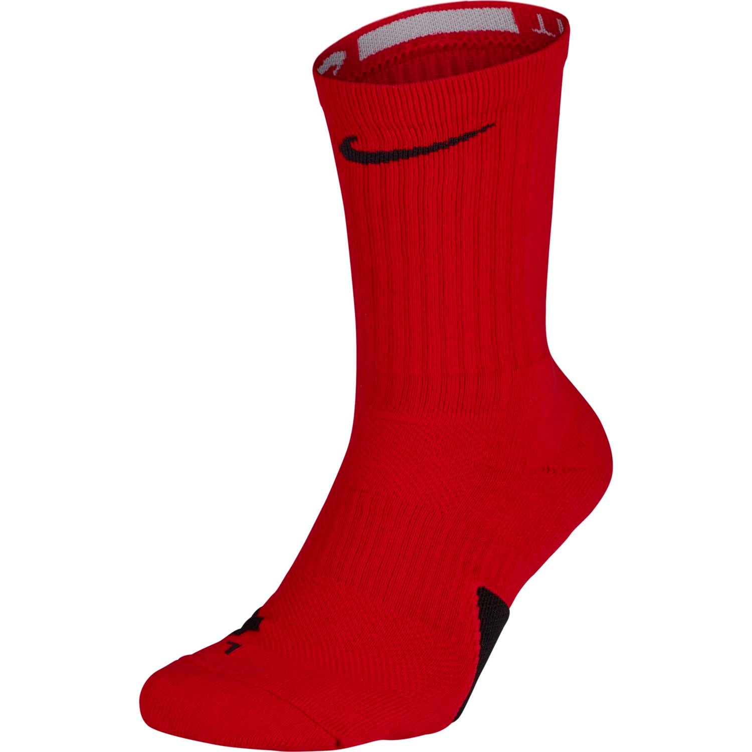 red and black basketball socks