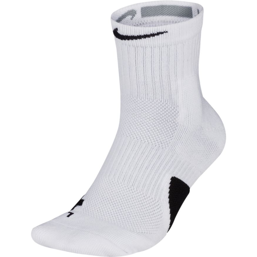 Nike Elite Mid Basketball Socks 'White 