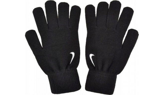Nike Swoosh Knit Gloves 'Black/White 