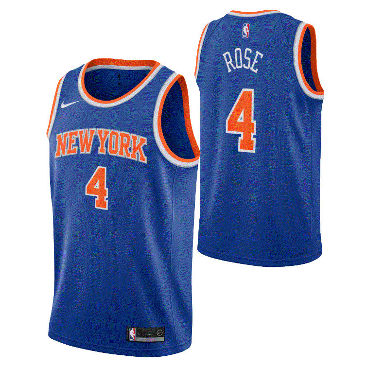 Nike NBA New York Derrick Swingman Icon Kids 'Blue/ – Bouncewear