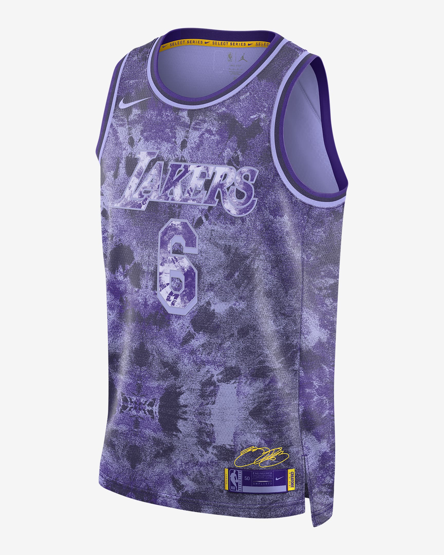 Men's Los Angeles Lakers Statement Edition Jordan Dri-Fit NBA Swingman Jersey in Purple, Size: XS | DO9530-508