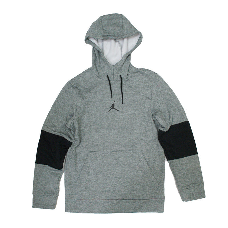 men's jordan air colorblocked fleece pullover hoodie