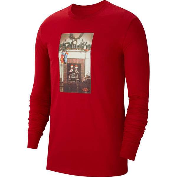 red long sleeve jordan shirt