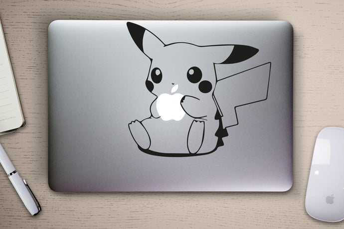 pikachu macbook sticker