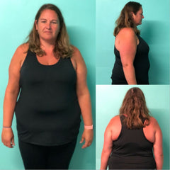 Deirdre before Keto at Million Dollar Fitness