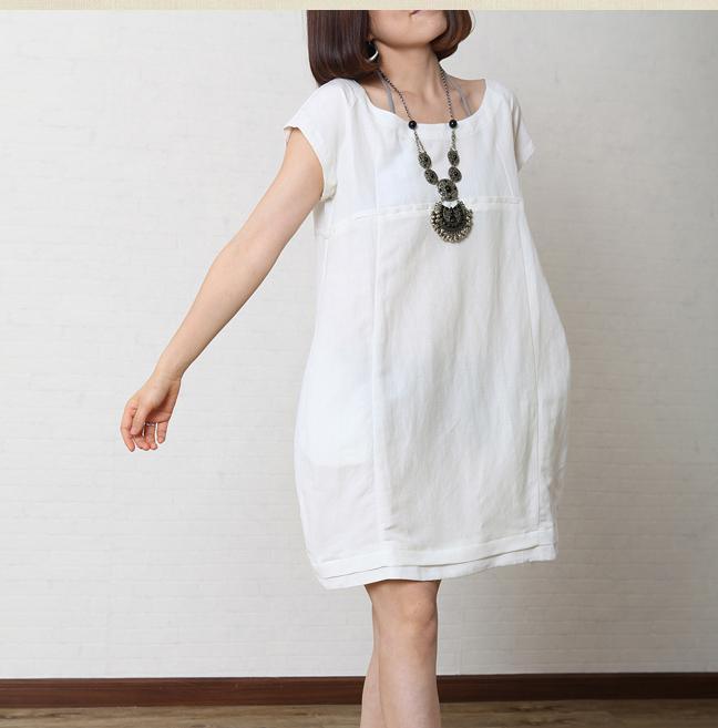 plus size white sun dress